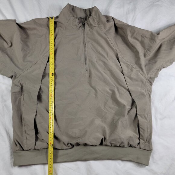 Adidas Mens Large 1/4 Zip ClamShell Golf Windbreaker Long Sleeve Jacket Pullover - Picture 8 of 9